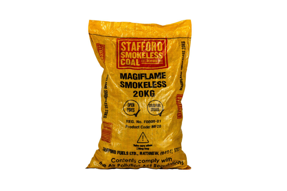 A 20Kg bag of Magiflame Smokeless Coal